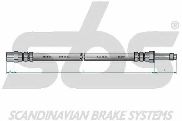 SBS 1330854757 Bremsschlauch 1330854757: Kaufen Sie zu einem guten Preis in Polen bei 2407.PL!