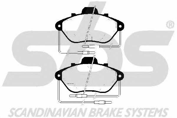 SBS 1501223718 Brake Pad Set, disc brake 1501223718: Buy near me in Poland at 2407.PL - Good price!