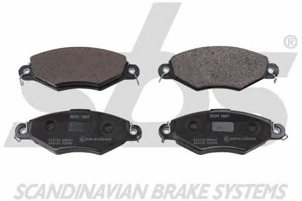 SBS 1501223735 Brake Pad Set, disc brake 1501223735: Buy near me in Poland at 2407.PL - Good price!