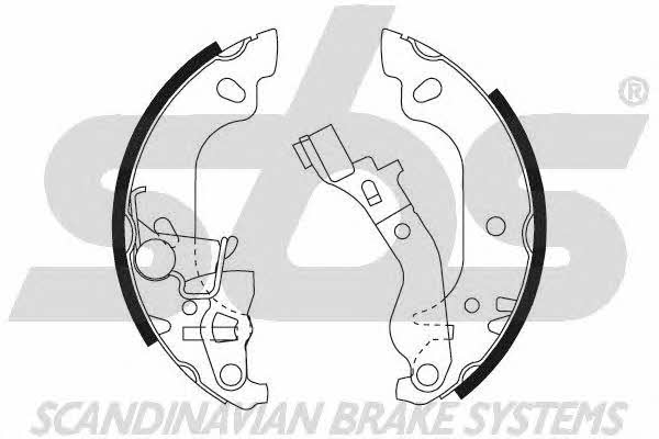 SBS 18502723680 Brake shoe set 18502723680: Buy near me at 2407.PL in Poland at an Affordable price!