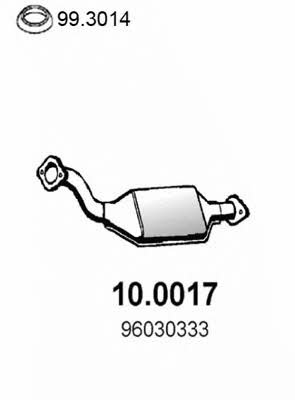  10.0017 Catalytic Converter 100017: Buy near me in Poland at 2407.PL - Good price!
