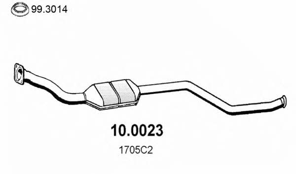 10.0023 Catalytic Converter 100023: Buy near me in Poland at 2407.PL - Good price!