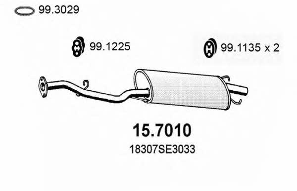 Asso 15.7010 End Silencer 157010: Buy near me at 2407.PL in Poland at an Affordable price!