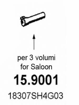 Asso 15.9001 Выхлопная труба 159001: Отличная цена - Купить в Польше на 2407.PL!