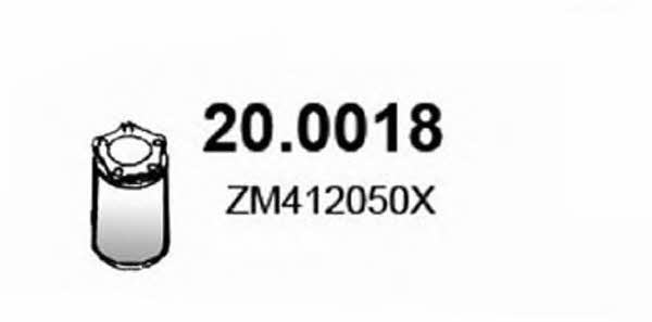 Asso 20.0018 Katalizator 200018: Dobra cena w Polsce na 2407.PL - Kup Teraz!