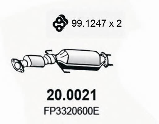 Asso 20.0021 Catalytic Converter 200021: Buy near me in Poland at 2407.PL - Good price!