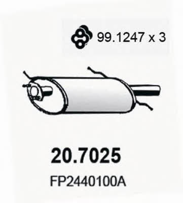 Asso 20.7025 Endschalldämpfer 207025: Kaufen Sie zu einem guten Preis in Polen bei 2407.PL!