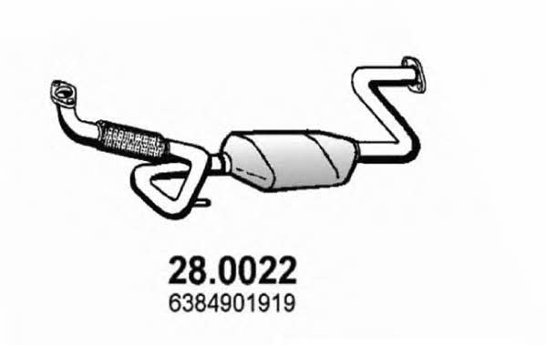 Asso 28.0022 Catalytic Converter 280022: Buy near me in Poland at 2407.PL - Good price!