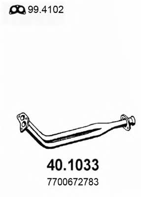 Asso 40.1033 Exhaust pipe 401033: Buy near me in Poland at 2407.PL - Good price!