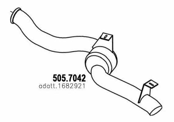 Asso 505.7042 Mittel-/Endschalldämpfer 5057042: Kaufen Sie zu einem guten Preis in Polen bei 2407.PL!