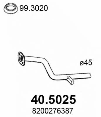 Asso 40.5025 Exhaust pipe 405025: Buy near me in Poland at 2407.PL - Good price!