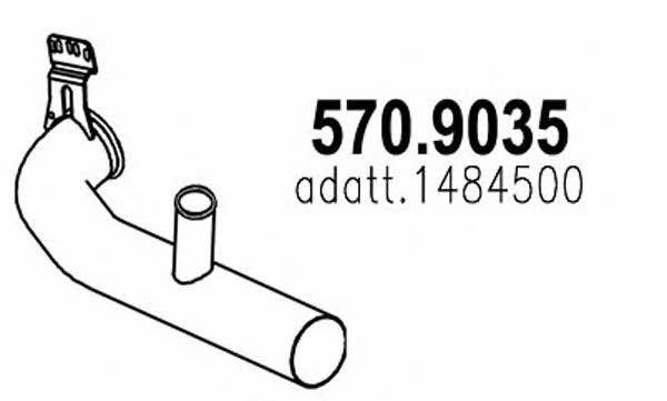 Asso 570.9035 Rura wydechowa 5709035: Dobra cena w Polsce na 2407.PL - Kup Teraz!