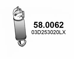 Asso 58.0062 Catalytic Converter 580062: Buy near me in Poland at 2407.PL - Good price!