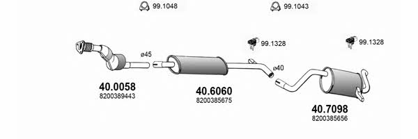  ART3671 Система випуску відпрацьованих газів ART3671: Приваблива ціна - Купити у Польщі на 2407.PL!