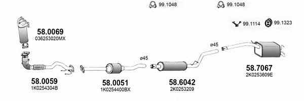  ART3765 Система випуску відпрацьованих газів ART3765: Приваблива ціна - Купити у Польщі на 2407.PL!