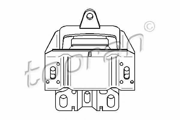 Topran 107 972 Gearbox mount left 107972: Buy near me at 2407.PL in Poland at an Affordable price!