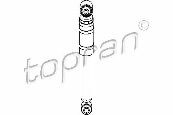 Topran 206 060 Rear oil and gas suspension shock absorber 206060: Buy near me in Poland at 2407.PL - Good price!