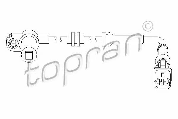 Topran 207 450 Sensor, wheel speed 207450: Buy near me in Poland at 2407.PL - Good price!