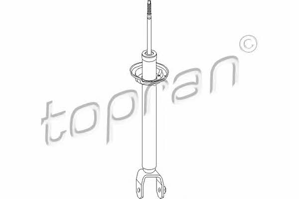 Topran 301 047 Rear oil and gas suspension shock absorber 301047: Buy near me in Poland at 2407.PL - Good price!