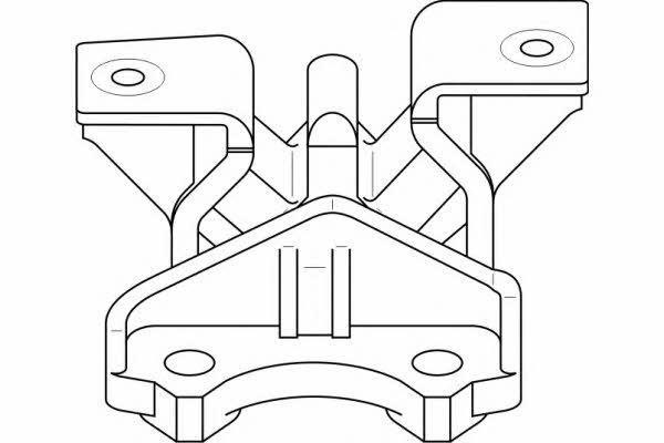 Topran 207 763 Engine mount, front right 207763: Buy near me in Poland at 2407.PL - Good price!