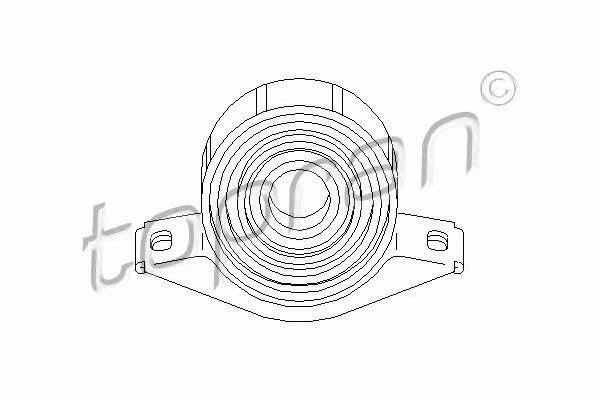 Підшипник підвісний валу карданного Topran 400 084