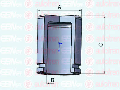 Autofren D025302 Brake caliper piston D025302: Buy near me in Poland at 2407.PL - Good price!