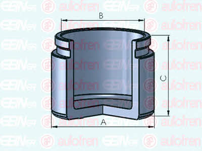 Autofren D025341 Rear brake caliper piston D025341: Buy near me in Poland at 2407.PL - Good price!
