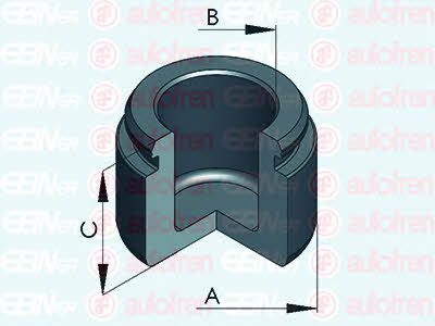 Autofren D025504 Front brake caliper piston D025504: Buy near me in Poland at 2407.PL - Good price!