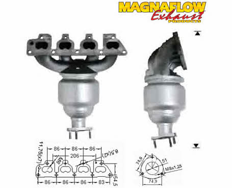 Magnaflow 75808 Katalysator 75808: Kaufen Sie zu einem guten Preis in Polen bei 2407.PL!