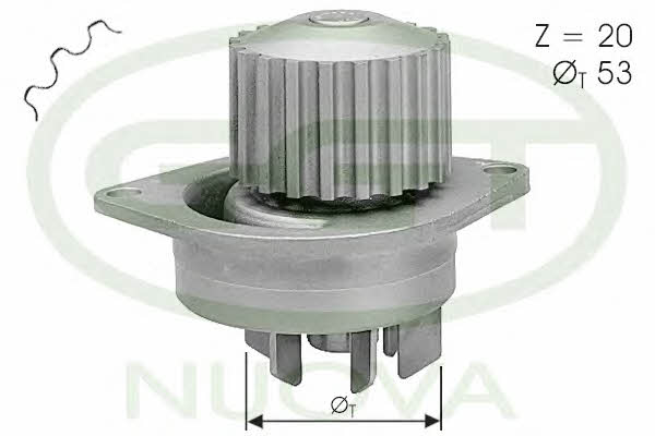 GGT PA10707 Water pump PA10707: Buy near me in Poland at 2407.PL - Good price!