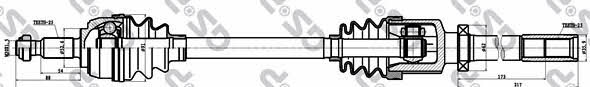 GSP 250399 Drive shaft 250399: Buy near me in Poland at 2407.PL - Good price!