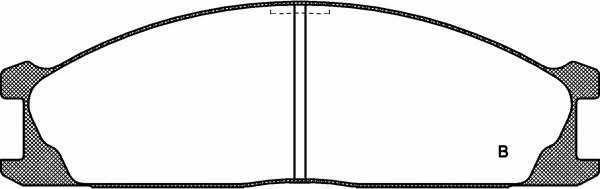 Open parts BPA0236.02 Гальмівні колодки, комплект BPA023602: Приваблива ціна - Купити у Польщі на 2407.PL!