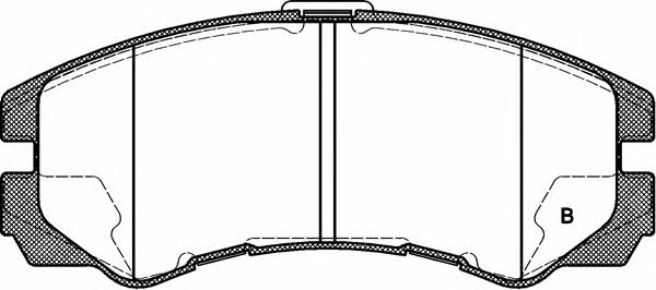 Open parts BPA0425.22 Тормозные колодки дисковые, комплект BPA042522: Отличная цена - Купить в Польше на 2407.PL!