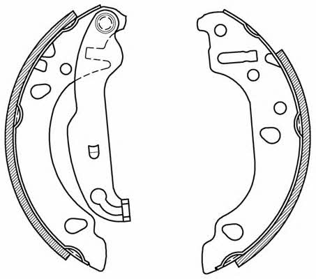 Open parts BSA2067.00 Szczęki hamulcowe, zestaw BSA206700: Dobra cena w Polsce na 2407.PL - Kup Teraz!