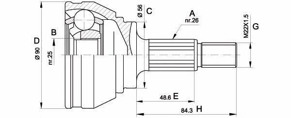 Open parts CVJ5576.10 Przegub homokinetyczny CVJ557610: Dobra cena w Polsce na 2407.PL - Kup Teraz!