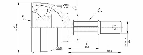 Open parts CVJ5629.10 Przegub homokinetyczny CVJ562910: Dobra cena w Polsce na 2407.PL - Kup Teraz!