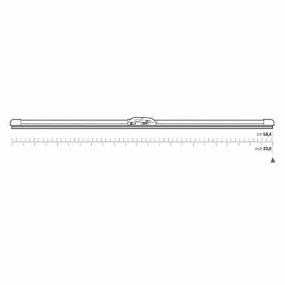 Open parts WBS0023.00 Wiper blade 580 mm (23") WBS002300: Buy near me in Poland at 2407.PL - Good price!