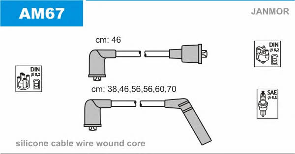 Janmor AM67 Ignition cable kit AM67: Buy near me in Poland at 2407.PL - Good price!