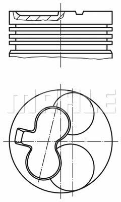 Mahle/Perfect circle 56 07138 1W Поршень 56071381W: Приваблива ціна - Купити у Польщі на 2407.PL!