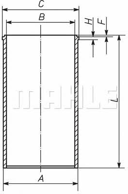 Mahle/Perfect circle 64 02488 0 Гільза двигуна 64024880: Приваблива ціна - Купити у Польщі на 2407.PL!