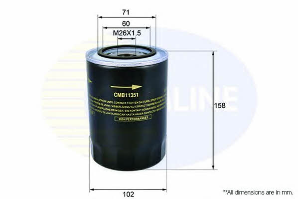 Comline CMB11351 Масляный фильтр CMB11351: Отличная цена - Купить в Польше на 2407.PL!
