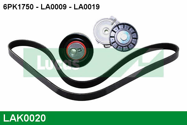 Lucas engine drive LAK0020 Drive belt kit LAK0020: Buy near me in Poland at 2407.PL - Good price!