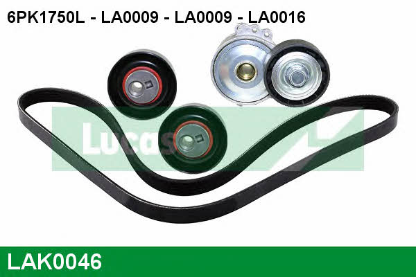 Lucas engine drive LAK0046 Комплект ремня генератора LAK0046: Отличная цена - Купить в Польше на 2407.PL!