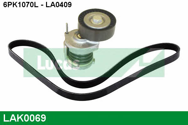  LAK0069 Drive belt kit LAK0069: Buy near me in Poland at 2407.PL - Good price!