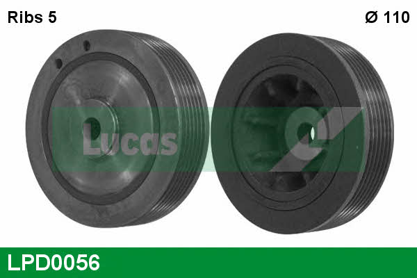 Lucas engine drive LPD0056 Шкив коленчатого вала LPD0056: Отличная цена - Купить в Польше на 2407.PL!