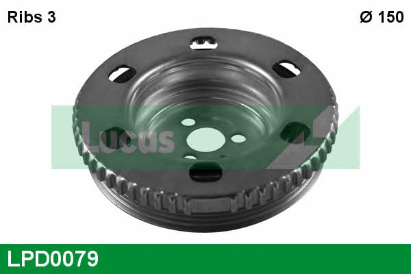 Lucas engine drive LPD0079 Pulley crankshaft LPD0079: Buy near me at 2407.PL in Poland at an Affordable price!