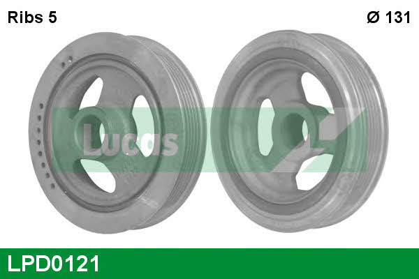 Lucas engine drive LPD0121 Шкив коленчатого вала LPD0121: Отличная цена - Купить в Польше на 2407.PL!