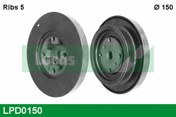 Lucas engine drive LPD0150 Pulley crankshaft LPD0150: Buy near me in Poland at 2407.PL - Good price!
