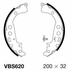 Motorquip VBS620 Szczęki hamulcowe, zestaw VBS620: Dobra cena w Polsce na 2407.PL - Kup Teraz!