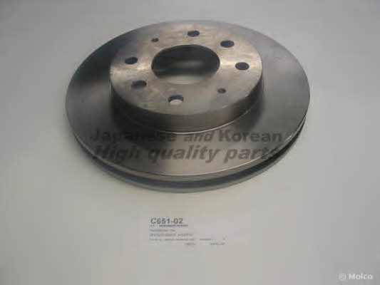 Ashuki C651-02 Front brake disc ventilated C65102: Buy near me in Poland at 2407.PL - Good price!